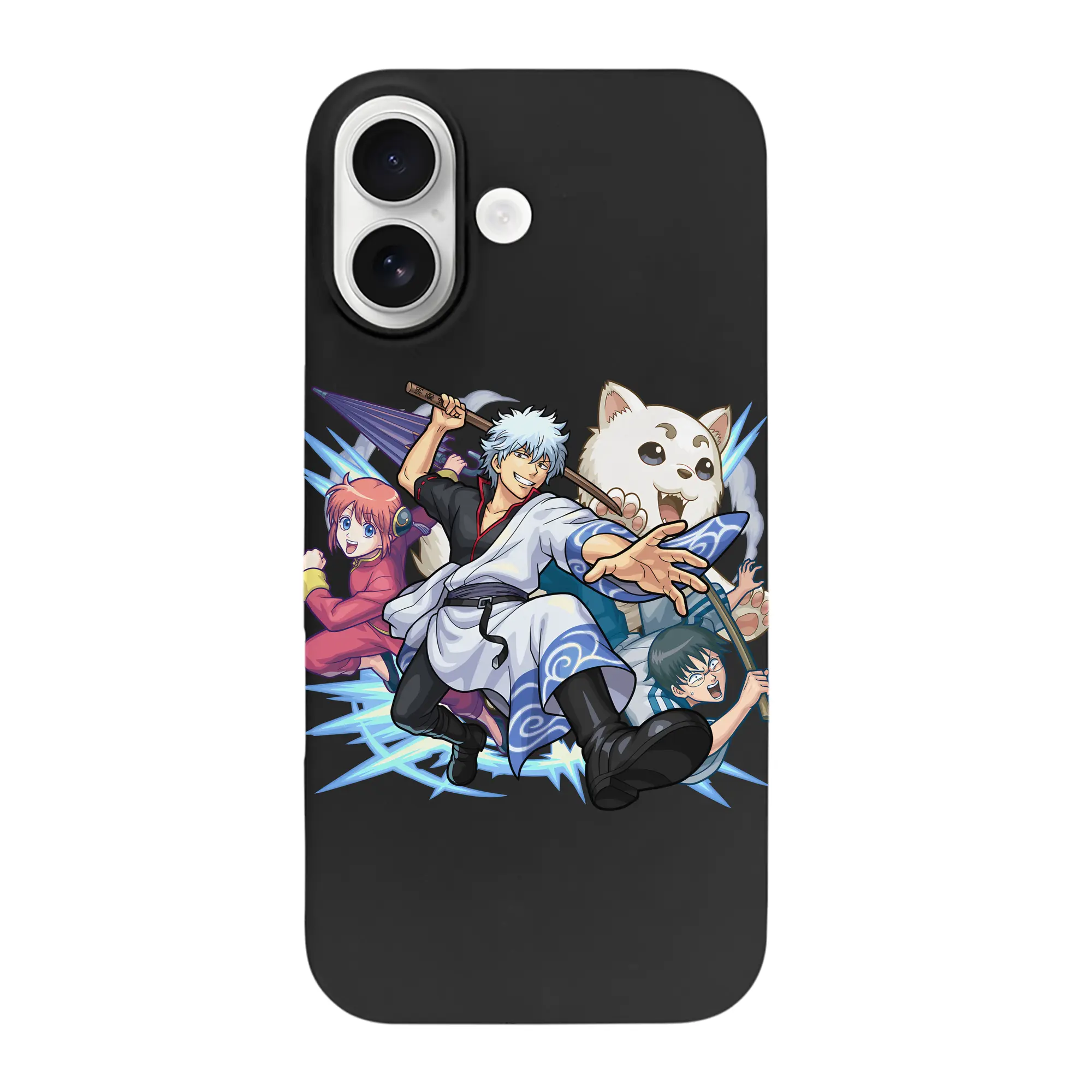 銀魂 グッズ 坂田 銀時 - iPhone 17 シリーズ シリコンケース 薄型 耐衝撃 指紋防止 ソフトタッチカバー 精密フィット 傷防止 保護ケース iPhone 17/17 Air/17 Pro/17 Pro Max 対応